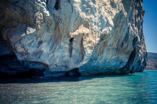 Meeresküste Von Palinuro Mit Seinem Herrlichen Kristallklaren Wasser Und Höhlen — Stockfoto