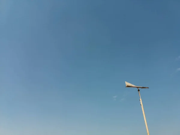 Iron weathervane to measure wind direction in Italy