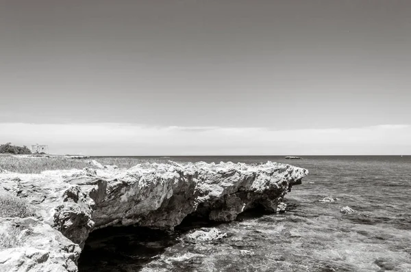 San Foça Melendugno Salento Talya Sahil — Stok fotoğraf