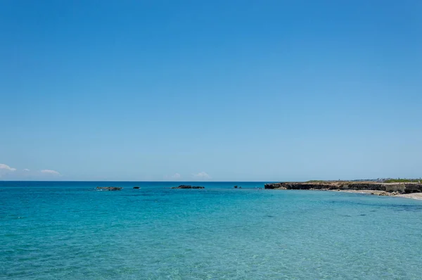 Seacoast San Foca Melendugno Salento Italy — Stock Photo, Image