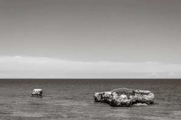 San Foça Melendugno Salento Talya Sahil — Stok fotoğraf