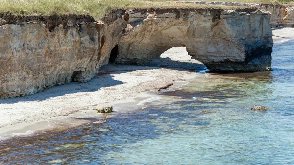 Узбережжя San Foca Мелендуньо Саленто Італії — стокове фото