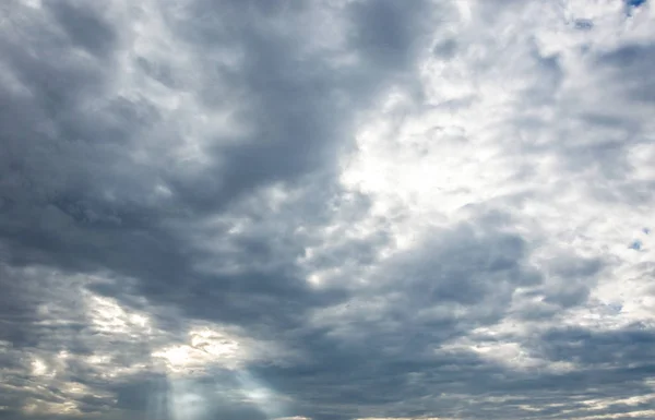 Very Cloudy Sky Storm Coast Adriatic Sea Spring — Stock Photo, Image