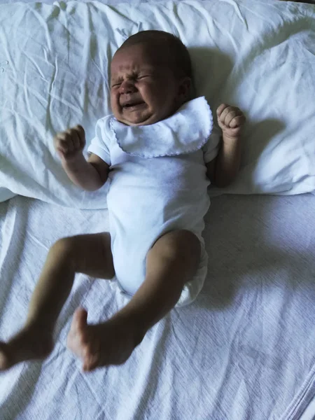 Pasgeboren Mannelijk Kind Zomer — Stockfoto