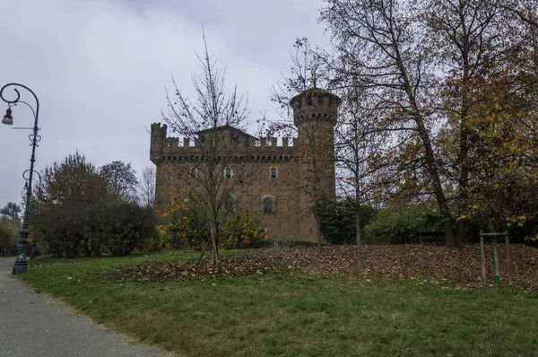 Sonbaharda Torino Nun Merkezinde Park — Stok fotoğraf