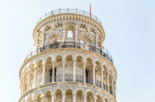 Piazza Dei Miracoli Katedrali Vaftizhane Eğik Kulesi Ile — Stok fotoğraf