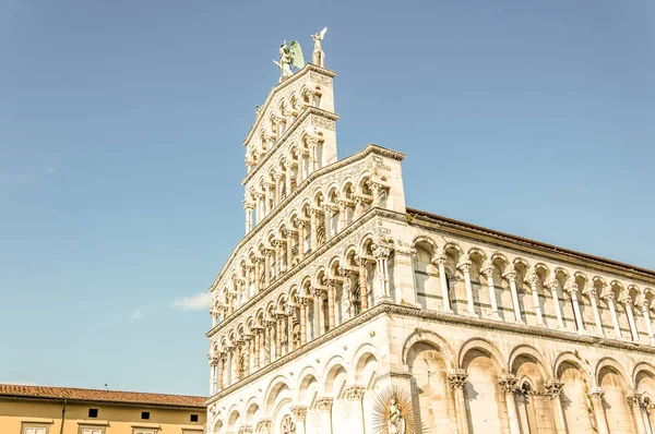 Centro Medieval Lucca Toscana Itália — Fotografia de Stock