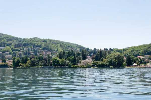 Día Soleado Lago Mayor Norte Italia — Foto de Stock