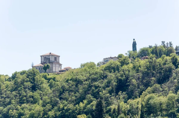 Slunečný Den Jezeře Maggiore Severní Itálie — Stock fotografie