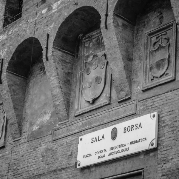 Schöne Aussicht Mittelalterlichen Zentrum Von Bologna — Stockfoto