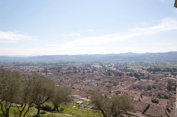 Aldeia Medieval Gubbio — Fotografia de Stock