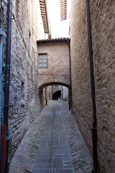 Pueblo Medieval Gubbio — Foto de Stock