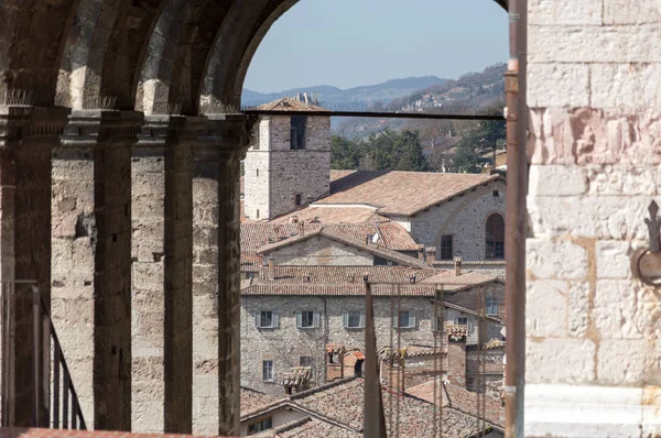 Pueblo Medieval Gubbio — Foto de Stock