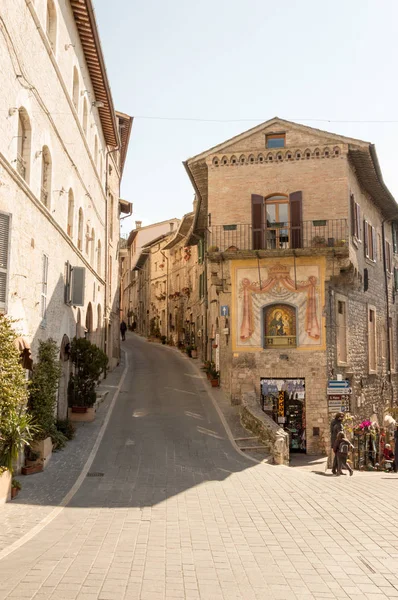 Mittelalterliches Dorf Von Assisi — Stockfoto