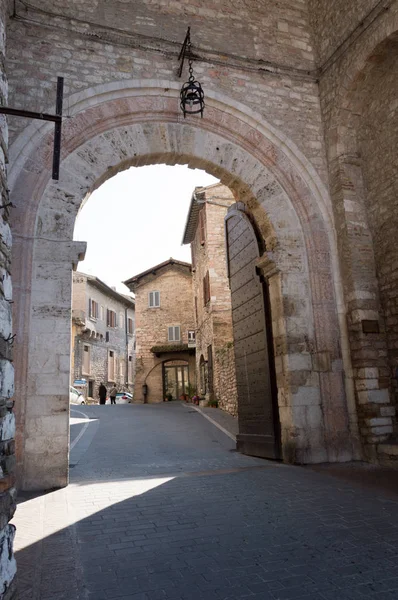 Borgo Medievale Assisi — Foto Stock