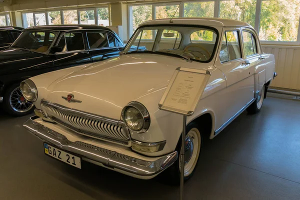 Kiev Ukraine March 2016 Vintage Car Automobile Exhibition Mezhgore Ukraine — Stock Photo, Image