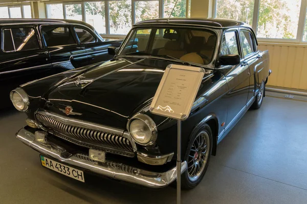 Kiev Ucrania Marzo 2016 Automóvil Época Exposición Automóviles Mezhgore Ucrania —  Fotos de Stock