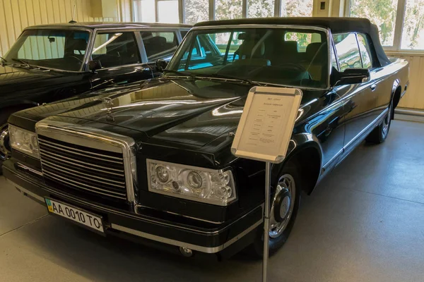 Kiev Ucrania Marzo 2016 Automóvil Época Exposición Automóviles Mezhgore Ucrania —  Fotos de Stock