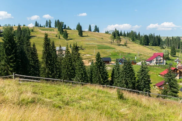 Orman tarafından pitoresk bir yerde kalan bir tabanı ile Karpat yerleşim