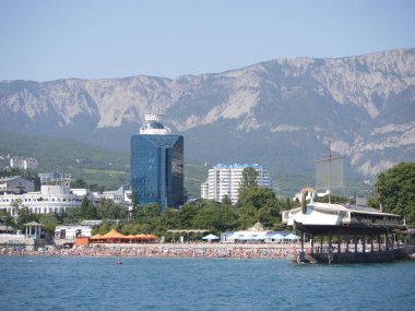 lüks deniz manzarası waterfront sahne oteller yüksek dağlar arasında olan