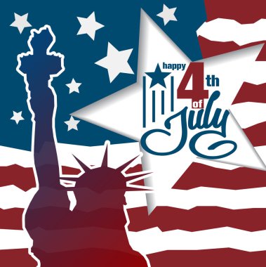 ABD Bağımsızlık günü vektör arka plan.