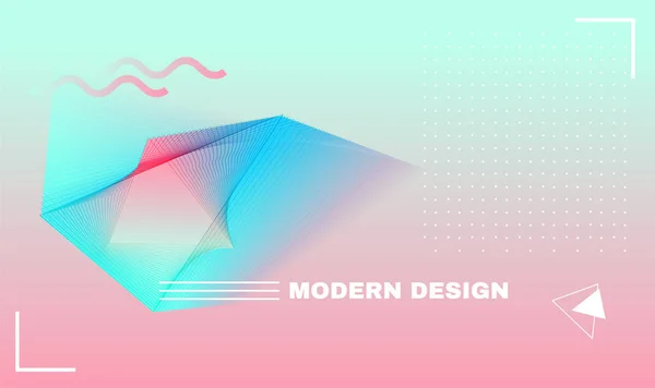 Concepto Creativo Abstracto Fondo Multicolor Composición Formas Fluidas — Archivo Imágenes Vectoriales