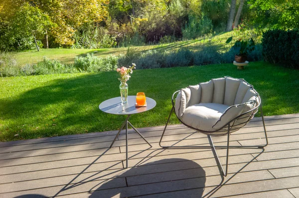 Beautiful Coffee Table Chair — Stock Photo, Image