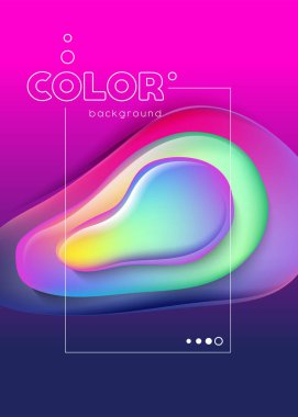 Soyut neon renkli arka planı.