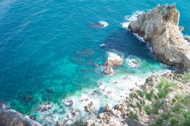 İspanya Katalonya Kayalık kıyıları