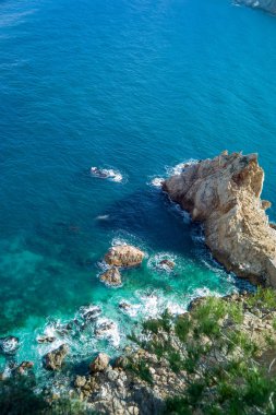 İspanya Katalonya Kayalık kıyıları