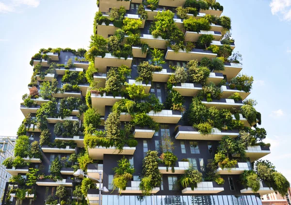 Grattacielo Bosco Verticale Milano — Foto Stock