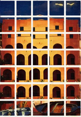 eski stil cephe mimarisi bina