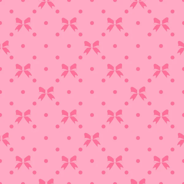 Vektor varrat nélküli mintát gyönyörű meghajol a rózsaszín háttér Stock Illusztrációk