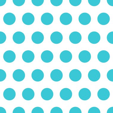 Mavi vektör Dikişsiz desen arka plan polka dot