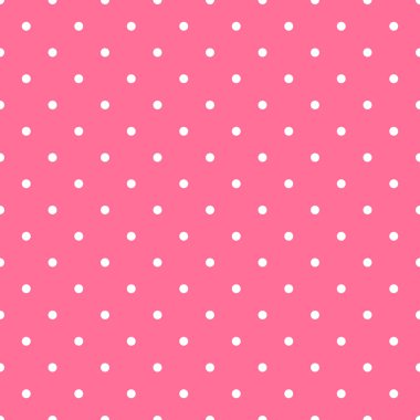 Dikişsiz desen arka plan puantiyeli pembe renkli