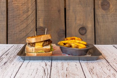 Pulled Pork Sandwich: 12-hour-cooked pulled pork, homemade BBQ sauce, and crispy coleslaw
