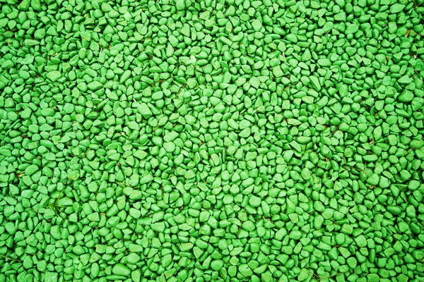 Pile Small Gravel Stones Green Tone Seasonal Natural Background Texture — Stockfoto
