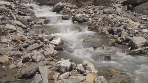 Paisagem Montanha Rio Natureza Fluxo — Vídeo de Stock