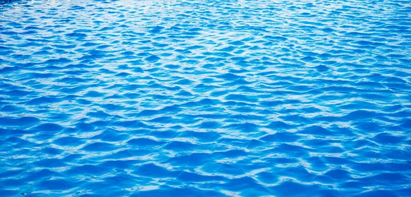 Powierzchnia Błękitnego Basenu Tło Wody Basenie — Zdjęcie stockowe