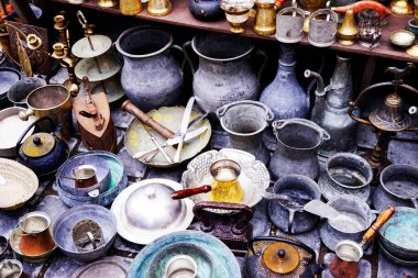 Oriental, Turkish, Azerbaycan, vintage, silver, seramik demir kaplar. Eski mutfak gereçleri, çaydanlıklar, kahve türkleri semaverler tabak kapları.