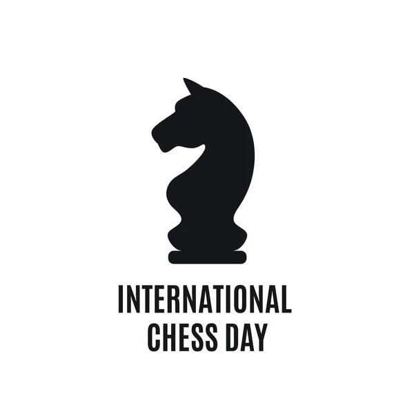 20 de julho - dia internacional de conceito de xadrez. início de um jogo de xadrez no antigo tabuleiro —  Vetores de Stock