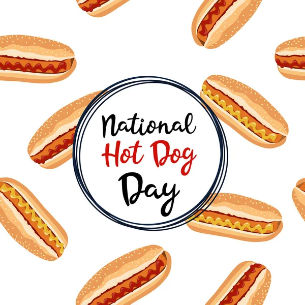 Hot dogs maison — Image vectorielle