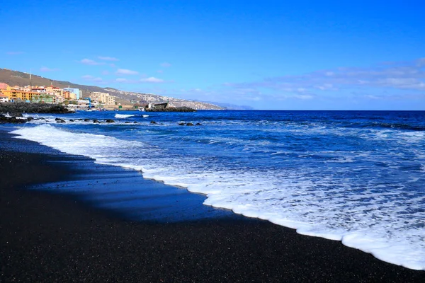 西班牙加那利岛Tenerife的Candelaria海滩 — 图库照片