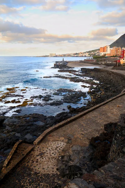 Costa Bajamar Tenerife Ilha Canária Espanha — Fotografia de Stock