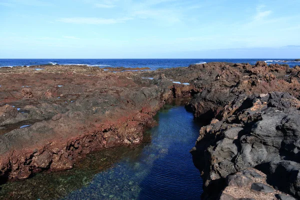 Punta Hidalgo Tenerife Kanári Szigetek Spanyolország — Stock Fotó