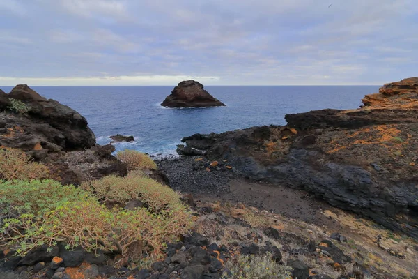 Strand Van Los Roques Fasnia Tenerife Canarische Eilanden Spanje — Stockfoto