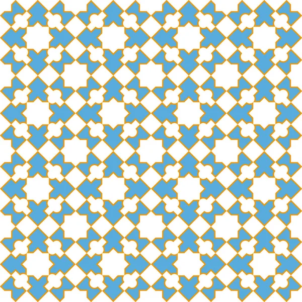 Arabská Mozaika Bezešvé Vzory Arabský Styl Digitální Tapiserie Textilní Potisk — Stockový vektor