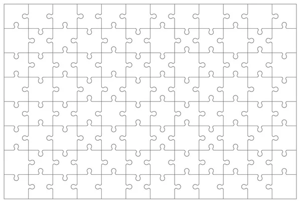 조각으로 이루어진 퍼즐입니다 일러스트 — 스톡 벡터