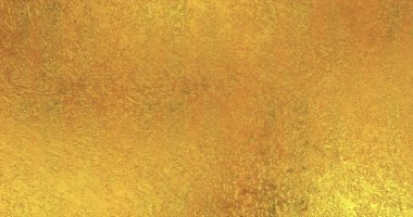 Metalik altın duvar kağıdı. Altın folyo arka plan. Sihirli mutlu yeni yıl dokusu. 3B görüntüleme 3B illüstrasyon