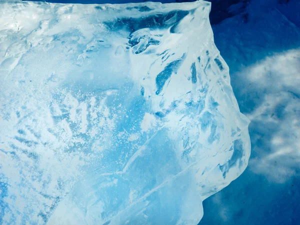 Σμήνη Πάγου Λάμπουν Στον Ήλιο Αρκτικό Χειμερινό Υπόβαθρο Χειμερινός Πάγος — Φωτογραφία Αρχείου